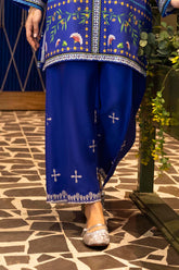 Stitched Printed Khaddar Culotte